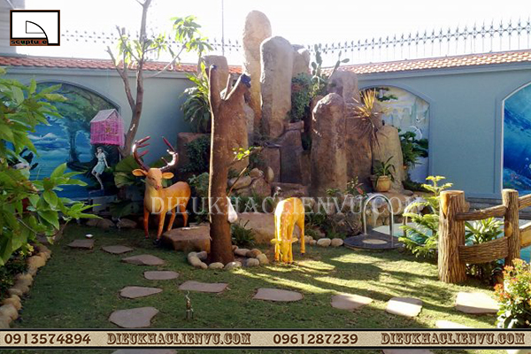 Xây dựng cảnh quan dự án vườn phủ xanh không gian quanh nhà